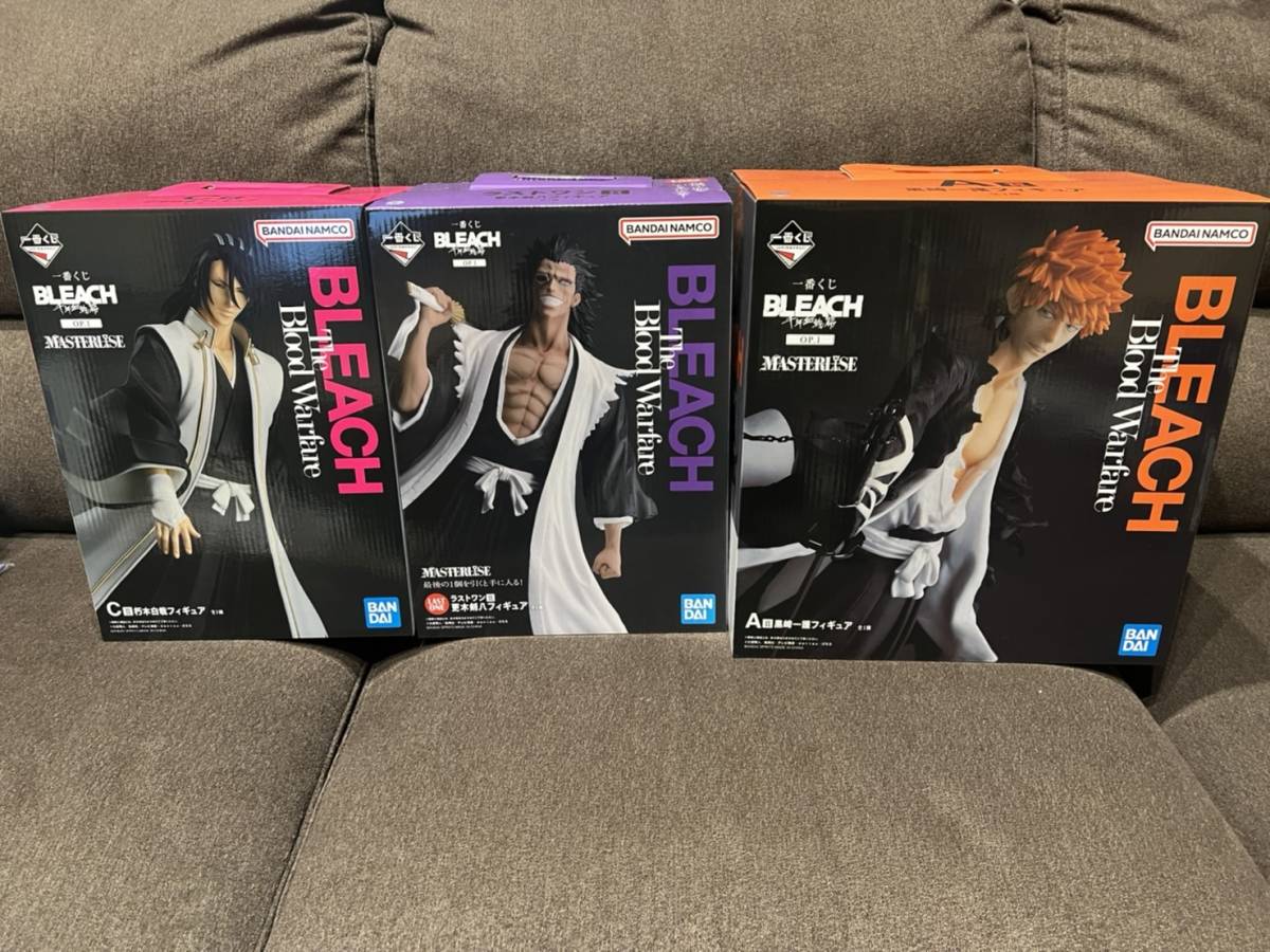 ラストワン賞 更木剣八 A賞 黒崎一護 C賞 朽木白哉@一番くじ BLEACH