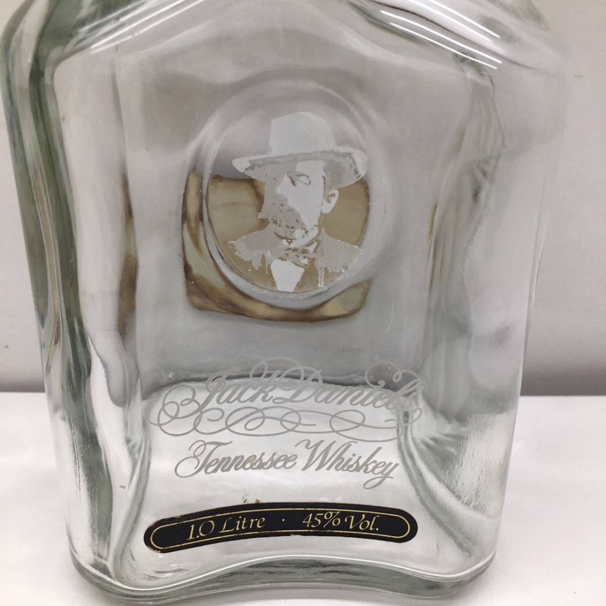 N825 Jack * Daniel JACK DANIEL\'S 125 anniversary commemoration bottle rare empty bin whisky 