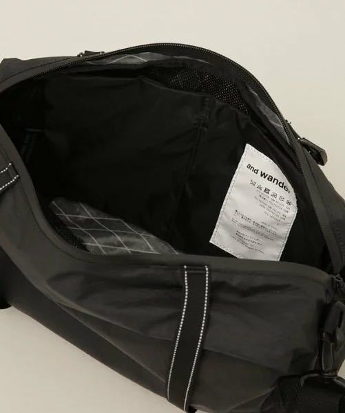 アンド ワンダー X-Pac tool bag and wander ツールバッグ ショルダーバッグ 黒 ブラック アウトドア 未使用 新品の画像7