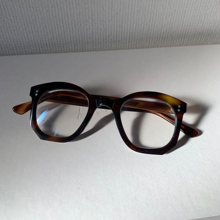 【Special】50s frame france ecaille jaune フレームフランス French VINTAGE 眼鏡 guepard アーカイブ Carl Zeiss イエロートートイズ_画像1