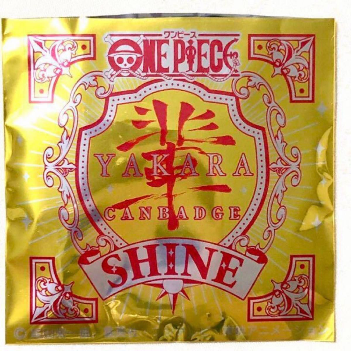 ワンピース ロビン 輩缶バッチ シャイン SHINE 麦わらストア ワンピース ロビン 輩缶バッチ シャイン SHINE 麦わらストア