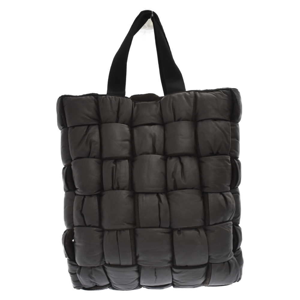BOTTEGA VENETA (ボッテガヴェネタ) Padded Quilted Leather Tote Bag パディット キ_画像1