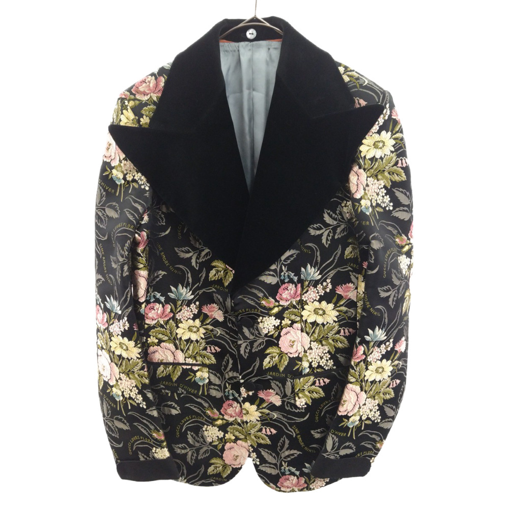 おトク情報がいっぱい! シルク 19SS グッチ 総柄花柄 546319