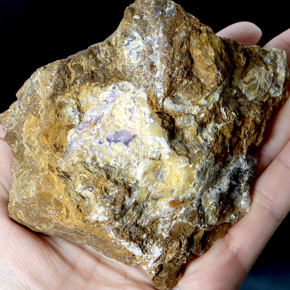 【送料無料】イエロープルーム アゲート 瑪瑙 358g YPA001 鉱物 原石 天然石 パワーストーン