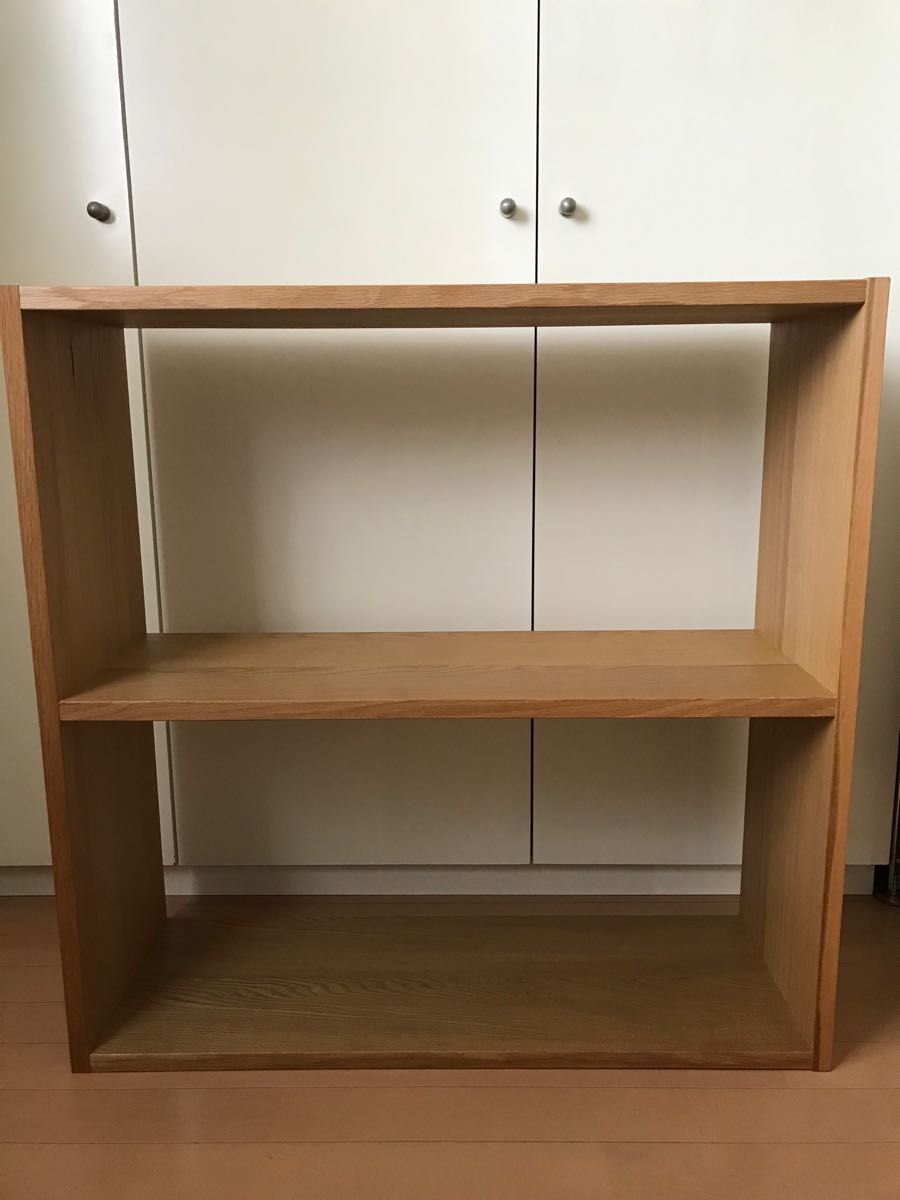 無印良品 スタッキングシェルフ ワイド 2段 オーク材|Yahoo 無印良品 スタッキングシェルフ ワイド 2段 オーク材|Yahoo