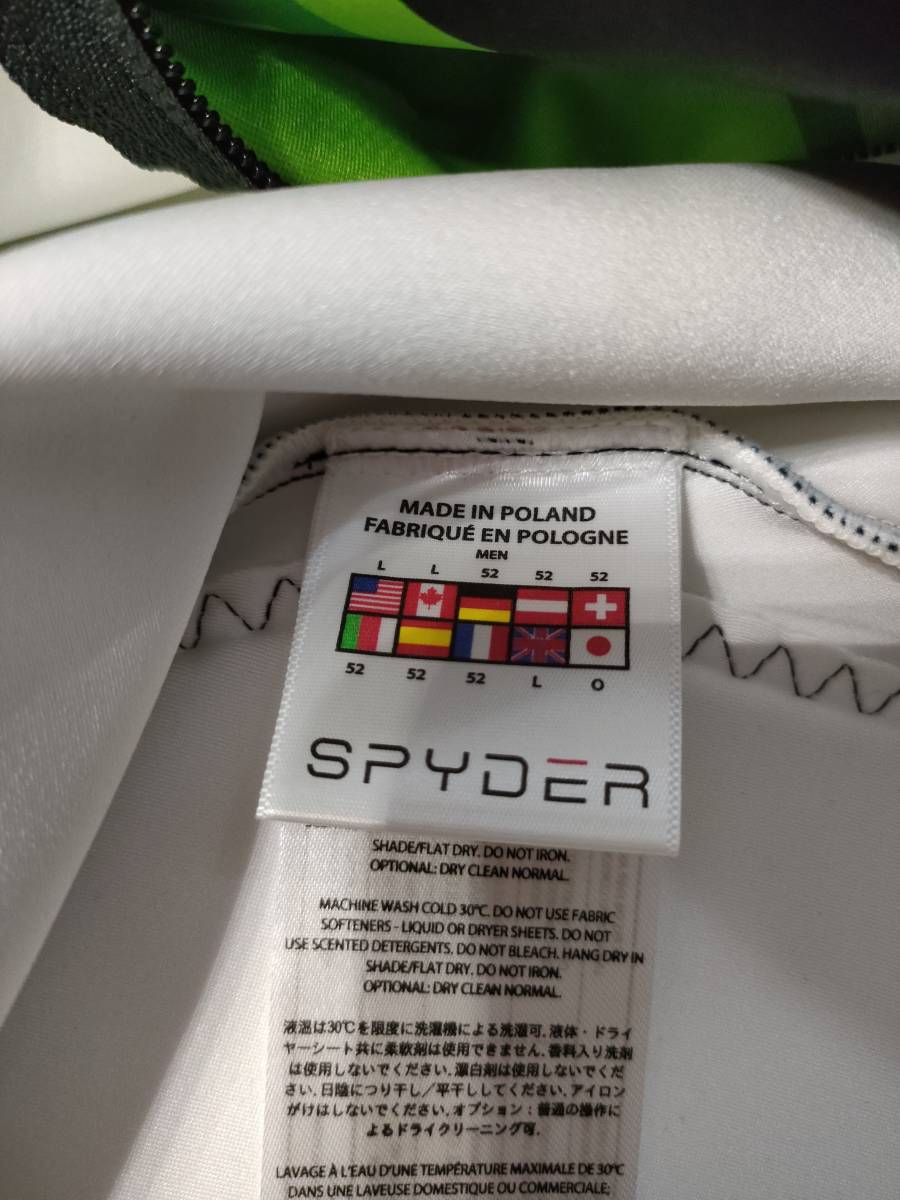 新品タグ付 1点限り！　Spyder GS ダウンヒルワンピース Lサイズ FIS認定モデル_画像9