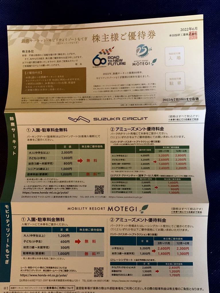 鈴鹿サーキット 入場券 2062年まで使用可
