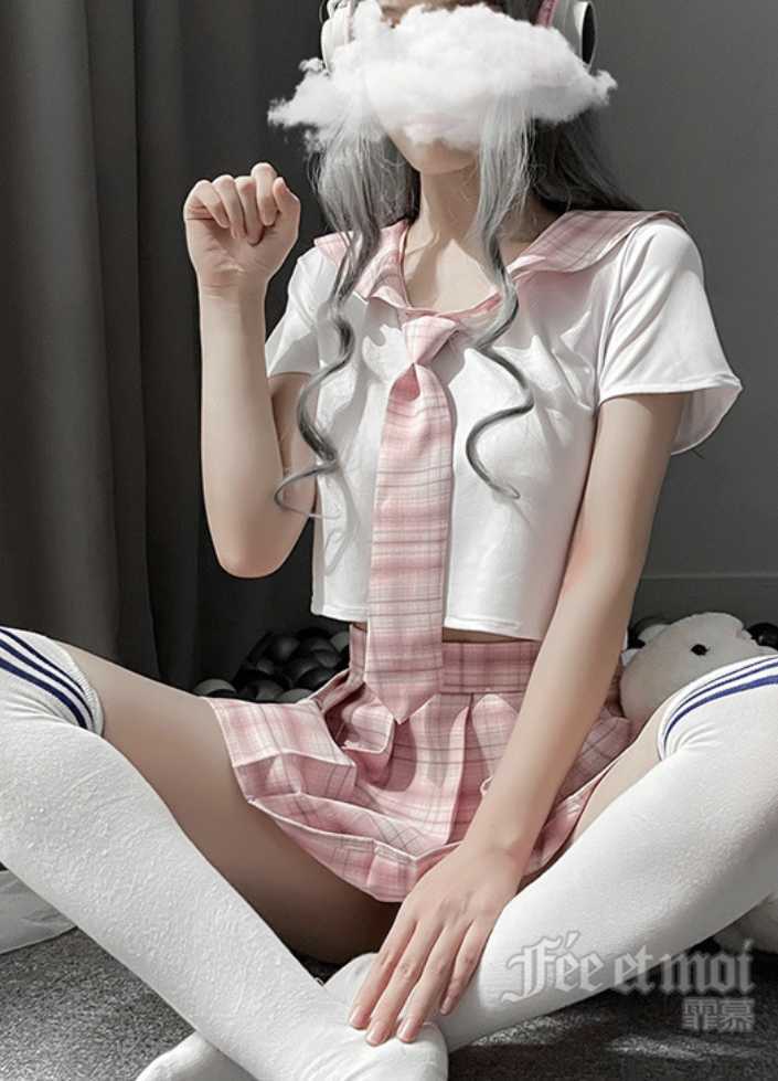 セーラー服　制服　マイクロ　セクシーコスプレ_画像1