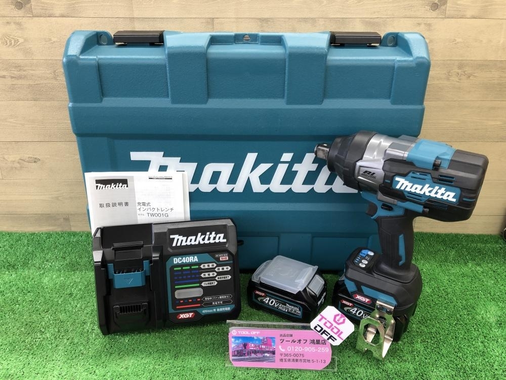 016□未使用品□マキタ makita 充電式インパクトレンチ 40Vmax