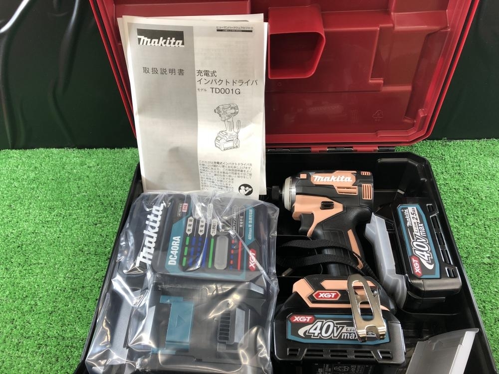 010□未使用品□マキタ makita 40Vmax 充電式インパクトドライバ