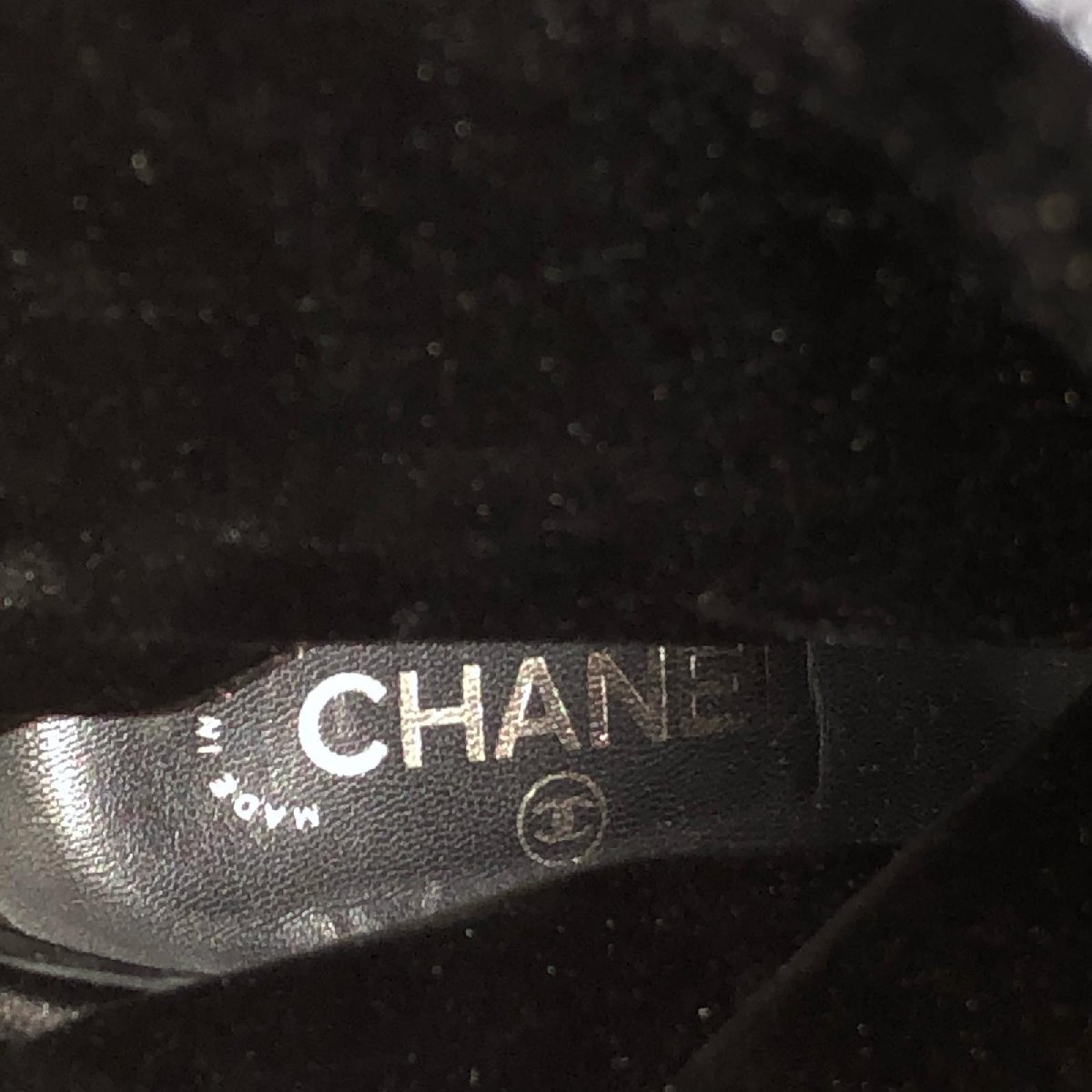 CHANEL ロングブーツ ブラック 37 ココマーク 質屋 オンライン www