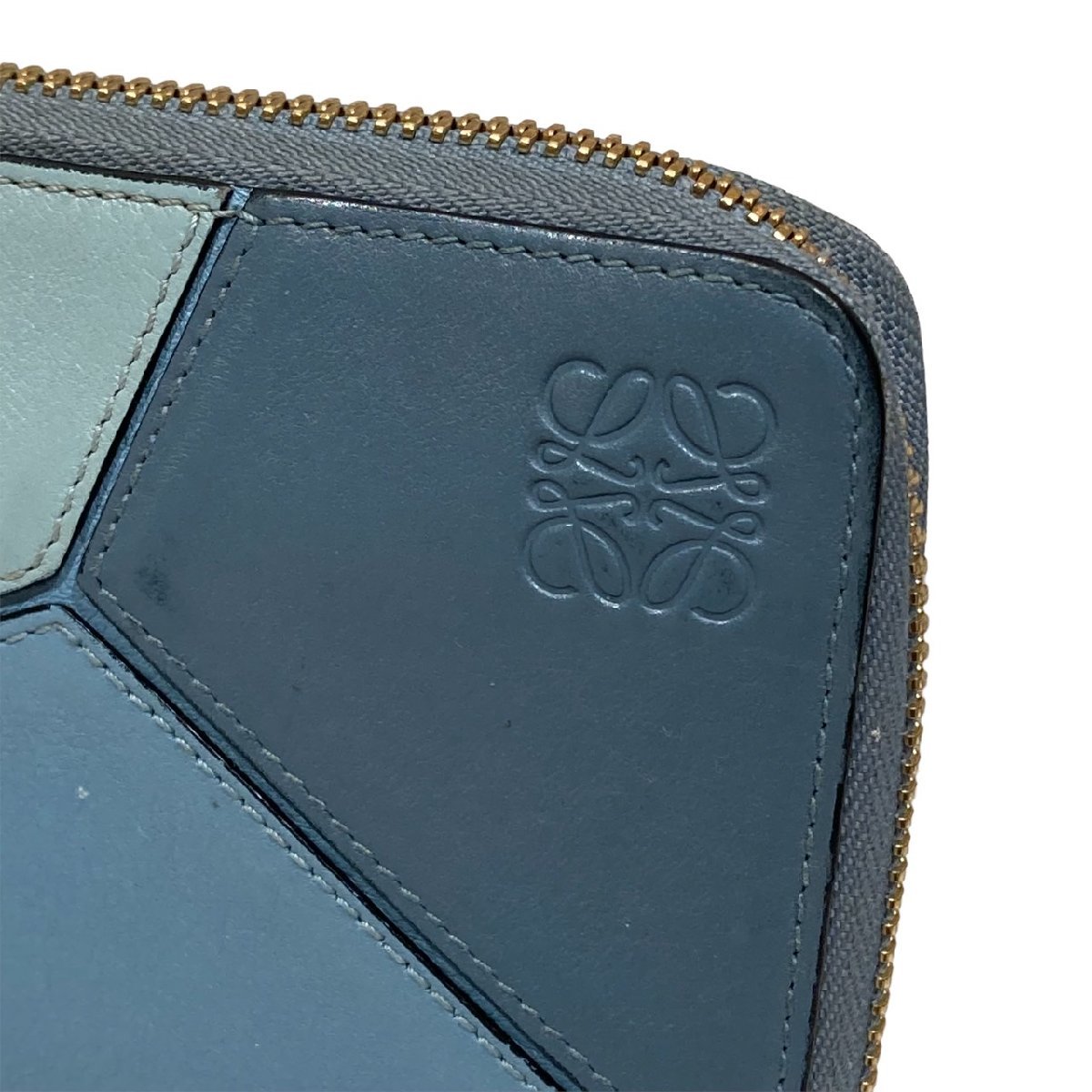 LOEWE ロエベ パズル アナグラム ラウンドファスナー 長財布 レザー