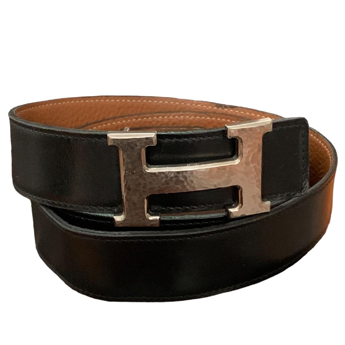 ◇高品質 HERMES エルメス クロコダイル コンスタンス ベルト ブラック