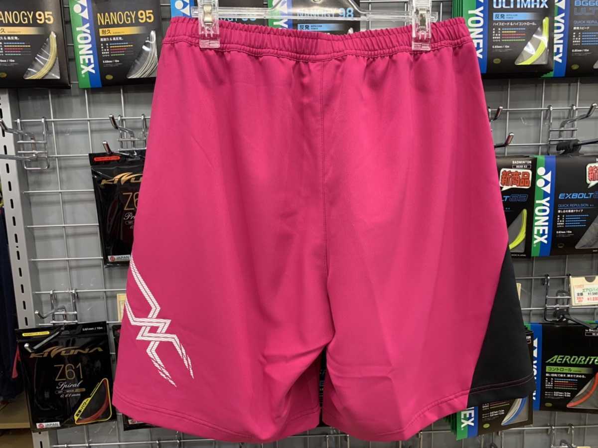 [62JB600164 XL]MIZUNO( Mizuno ) Uni shorts pink size XL new goods unused tag attaching badminton tennis 