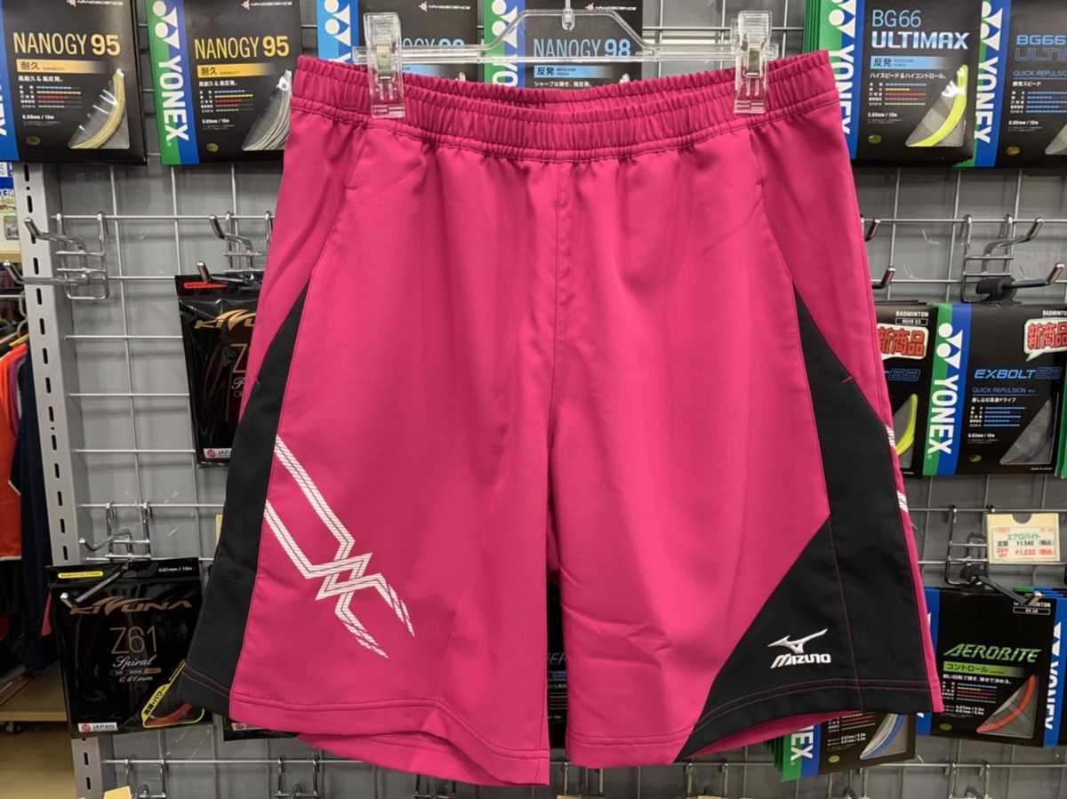 [62JB600164 XL]MIZUNO( Mizuno ) Uni shorts pink size XL new goods unused tag attaching badminton tennis 