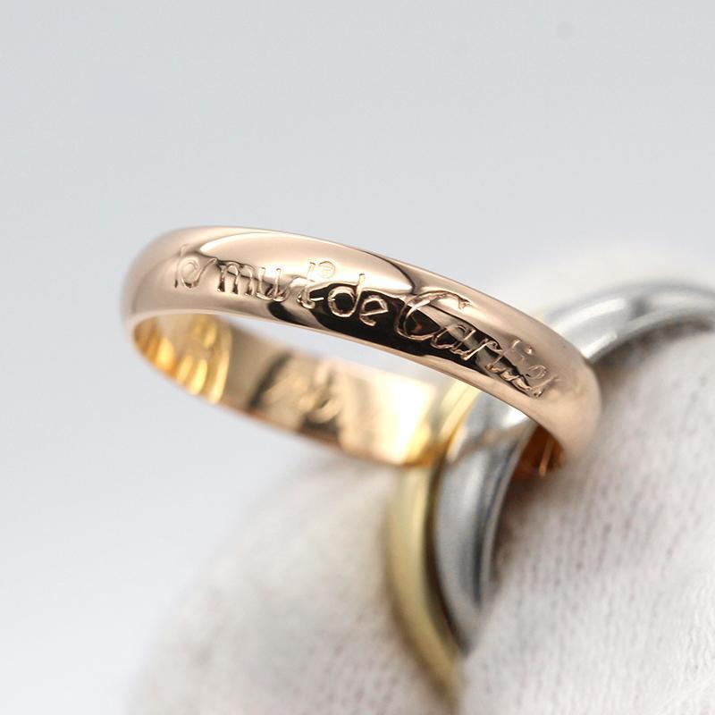 美品 カルティエ Cartier トリニティ リング クラシック 750