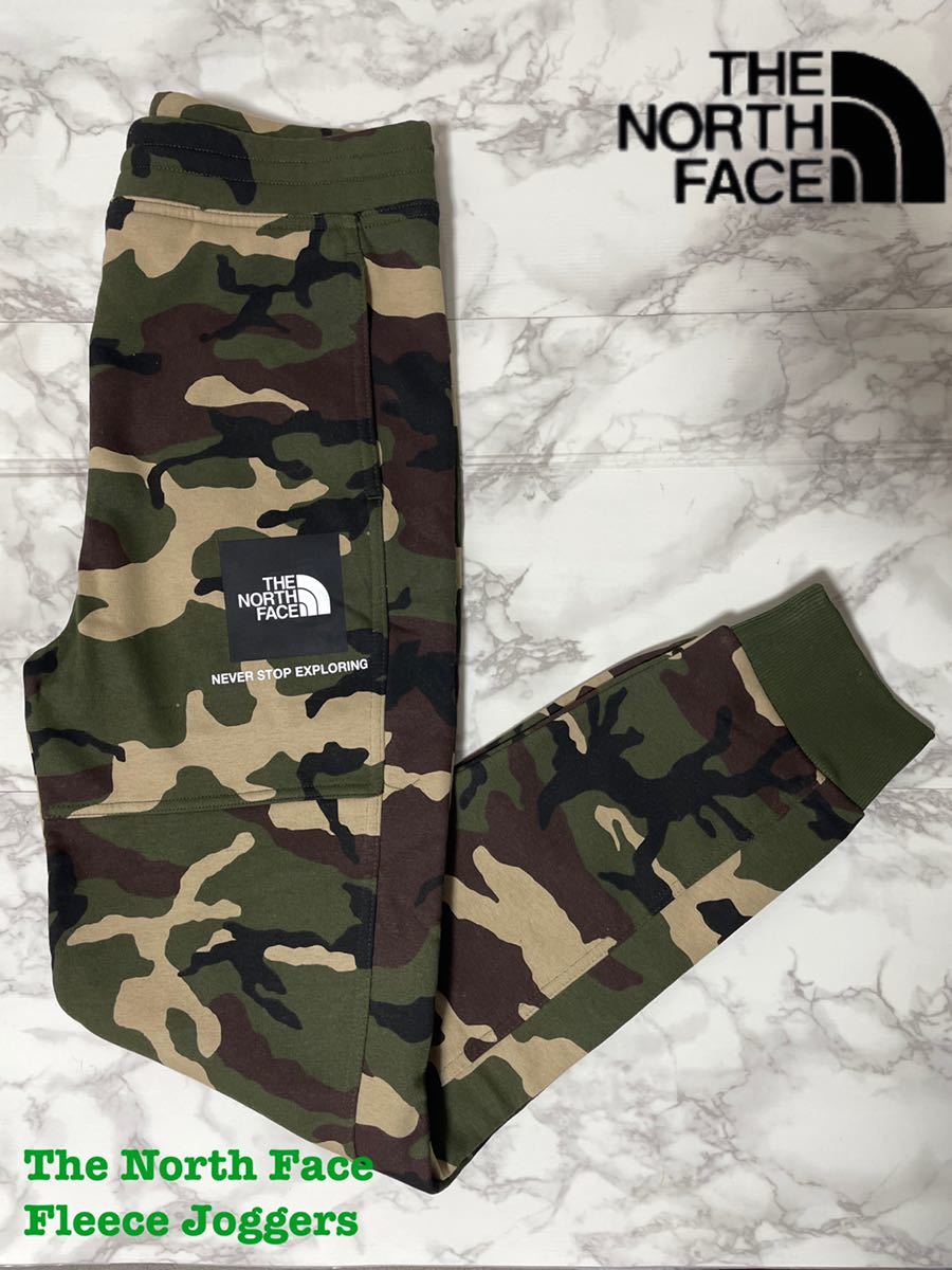 新品ノースフェイス カモフラ 迷彩 スウェット カーゴ ジョガー パンツ
