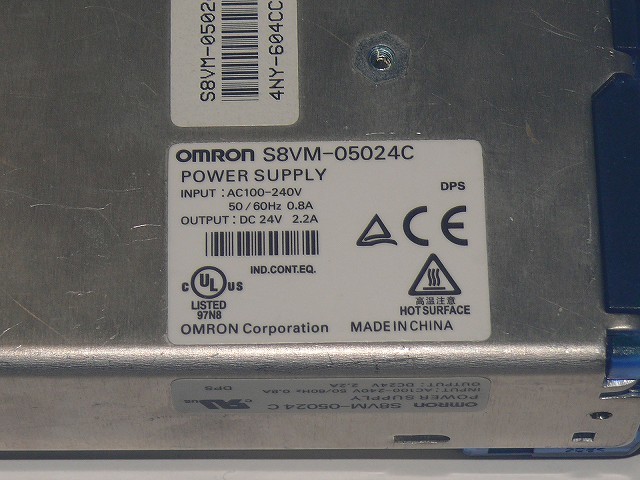 OMRON■24V 2.2A 50W スイッチング 電源 S8VM-05024C 入力 AC 100V ～ 240V DC パワーサプライ オムロン 制御 産業用 ④の画像3