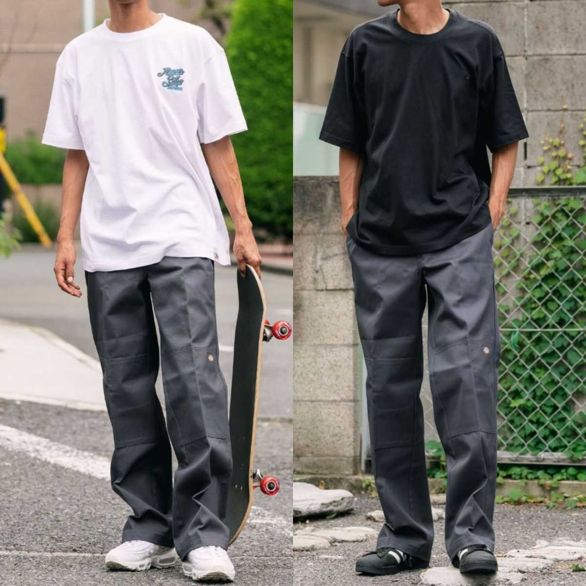 新品未使用 ディッキーズ USモデル ダブルニー ワークパンツ Dickies 85283 CH W30×L30 チャコールグレー ルーズフィット チノパン_画像6