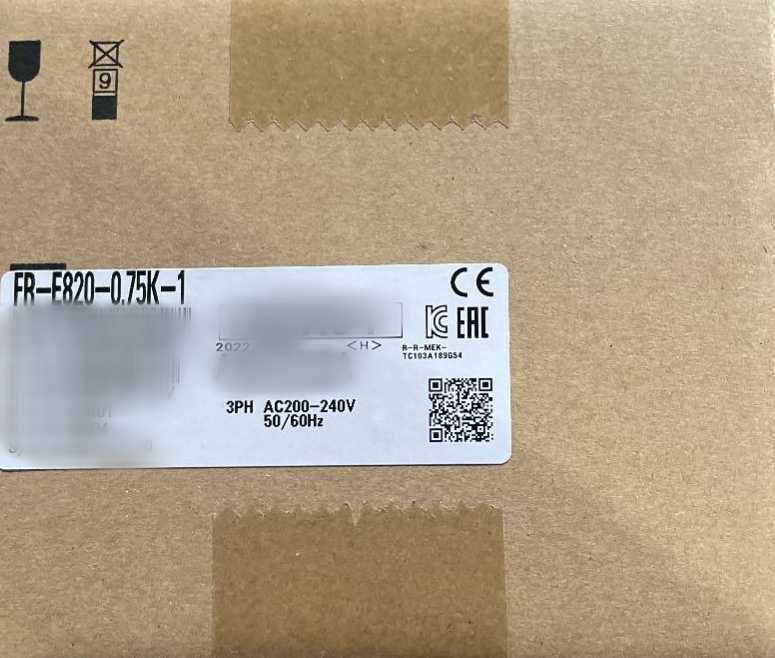 三菱電機 インバーター FR-E820-0.75K-1 - 通販
