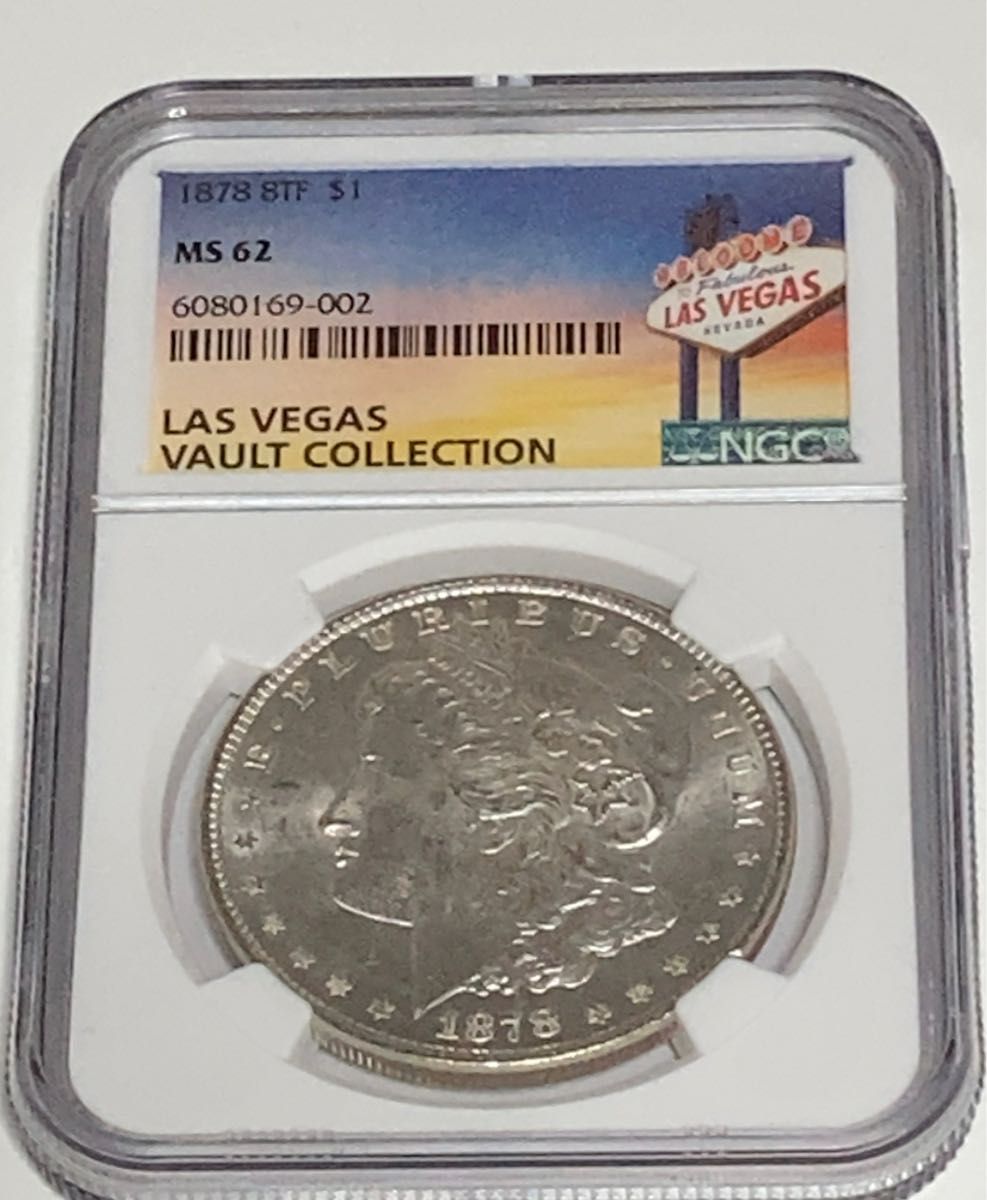 2022新生活 アメリカ モルガンダラー銀貨1878 (8TF) MS62 NGC | www
