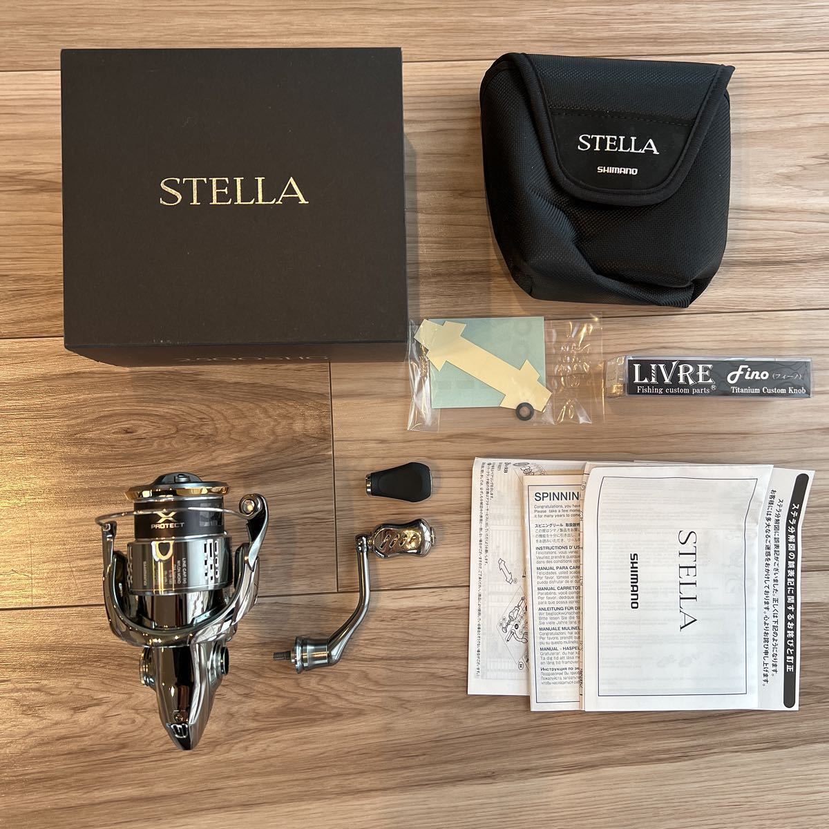 シマノ 18ステラ 2500SHG(美品) SHIMANO STELLA リブレノブ付き