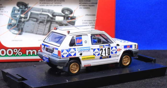 1/43 Blum FIAT Panda Fiat Panda 1984 year Paris * Dakar Rally #210 Baghetti *