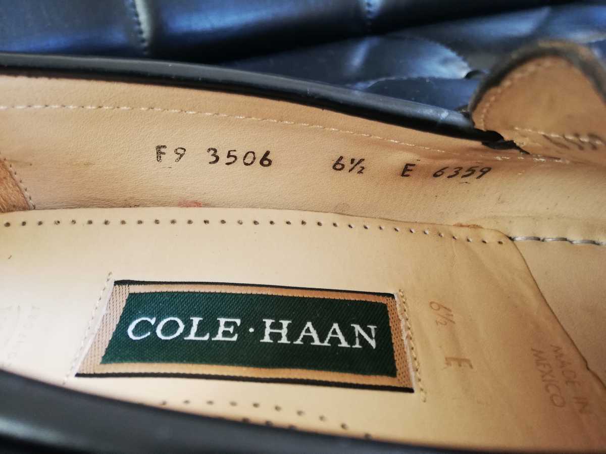 COLE HAAN コールハーン タッセルローファー 3506 サイズ6.5E モカシン 革靴 の画像9