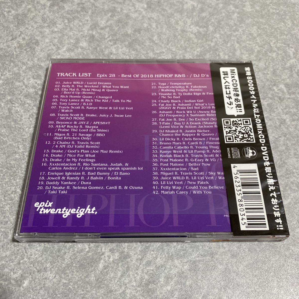 【DJ D's】Best Of 2018 HIPHOP R&B【MIX CD】【廃盤】【送料無料】