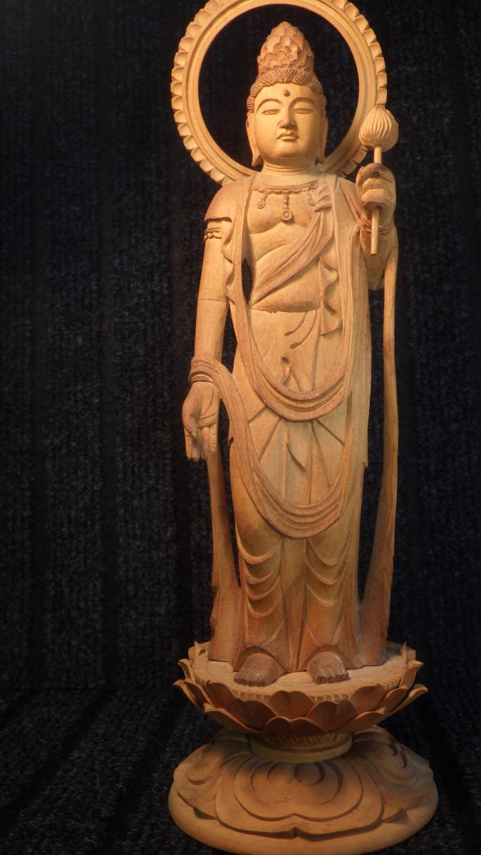 仏教美術 木造 聖観世音菩薩立像 観音菩薩 仏像