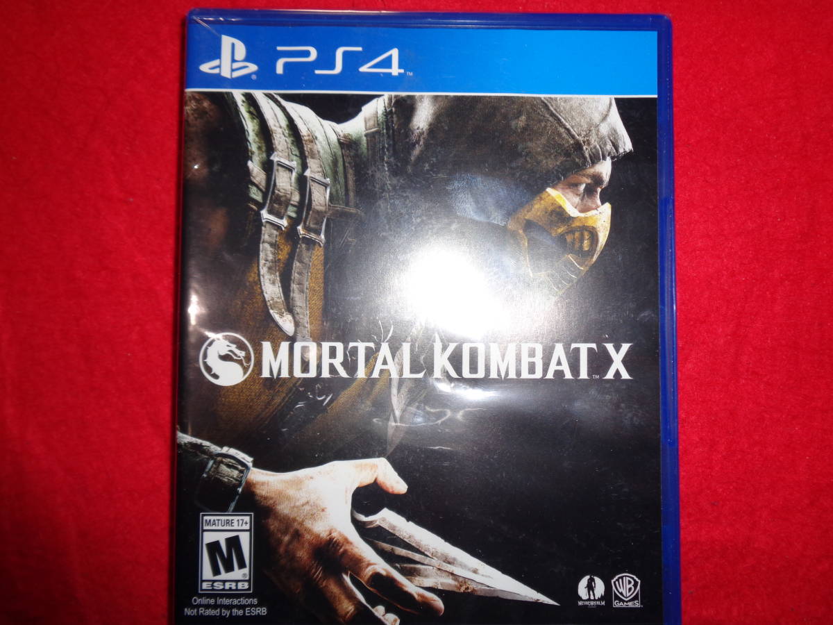 ◆即決◆未開封未使用品◆　モータルコンバットX 　198　MORTAL　KOMBAT　X　PS4_画像1