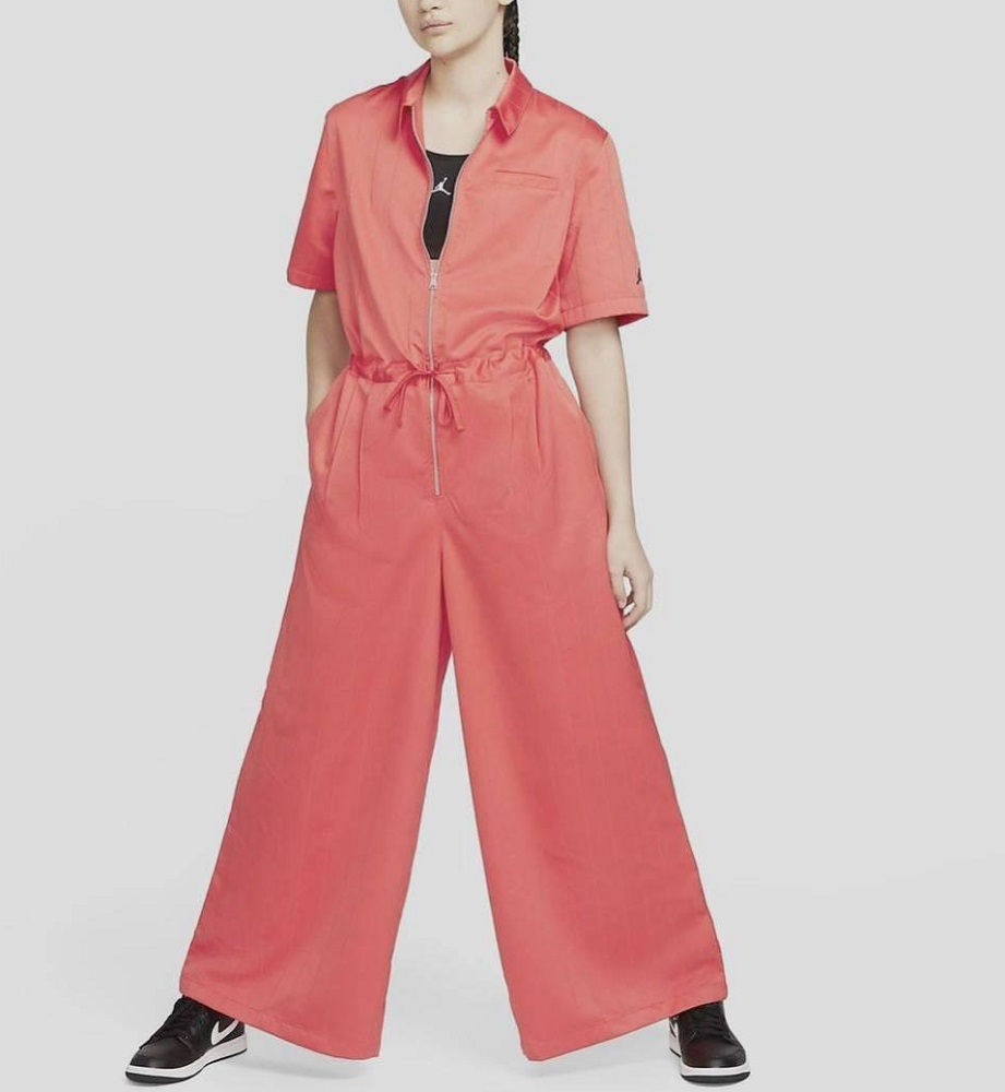  Nike женский Jordan износ te-ji полетный костюм L размер обычная цена 17600 иен salmon розовый серия JORDAN Jump костюм все в одном 