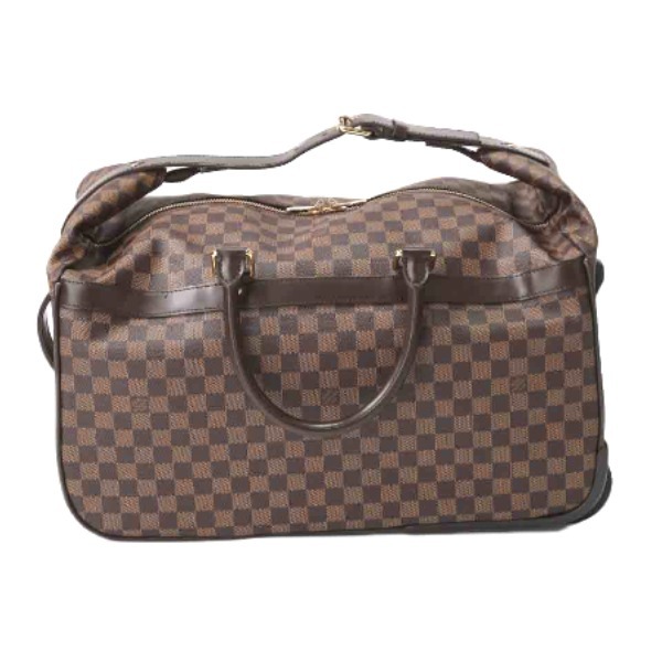 ルイヴィトン キャリーバッグ N23205 エオール50 ダミエ キャスター付き旅行かばん LOUIS VUITTON ブラウン ユニセックス 中古_画像2