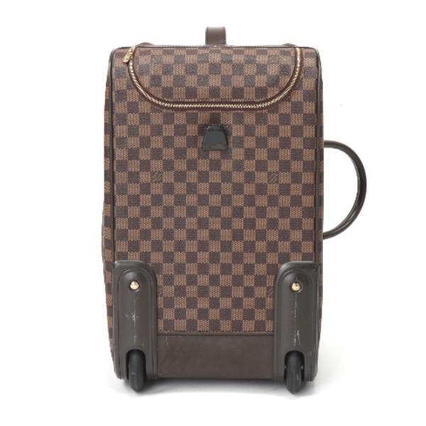 ルイヴィトン キャリーバッグ N23205 エオール50 ダミエ キャスター付き旅行かばん LOUIS VUITTON ブラウン ユニセックス 中古_画像3