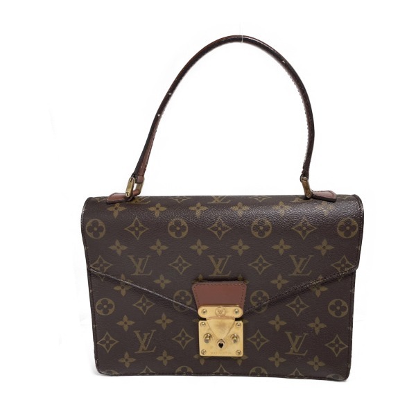 ルイヴィトン ハンドバッグ M51190 キャンバス モノグラム コンコルド LOUIS VUITTON ブラウン レディース 中古_画像1