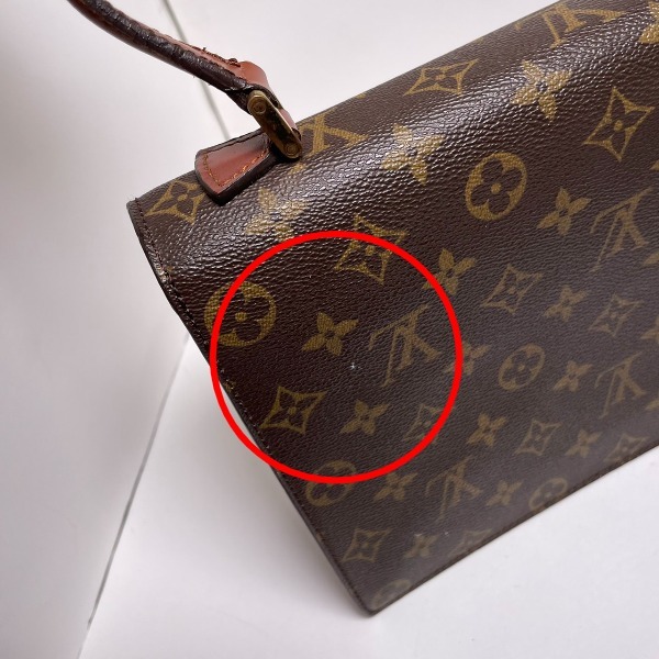 ルイヴィトン ハンドバッグ M51190 キャンバス モノグラム コンコルド LOUIS VUITTON ブラウン レディース 中古_画像6