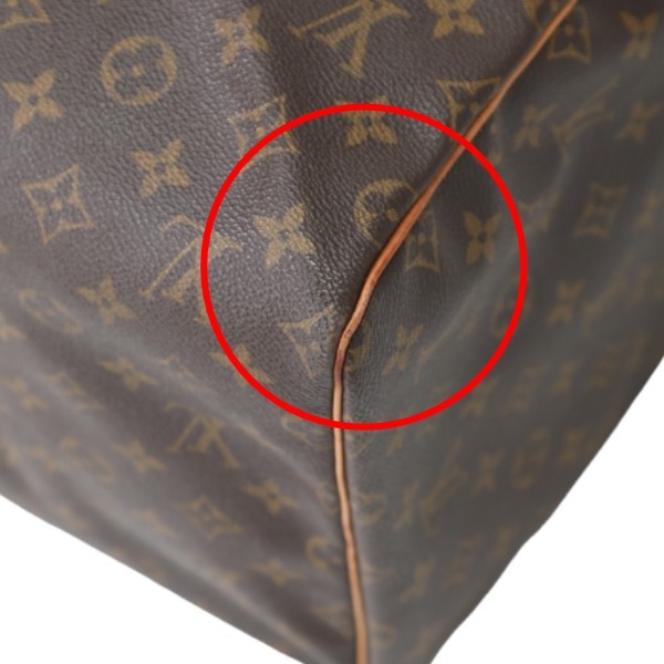 ルイヴィトン ボストンバッグ M41424 キーポル55 モノグラム 旅行かばん LOUIS VUITTON ブラウン ユニセックス 中古_画像9