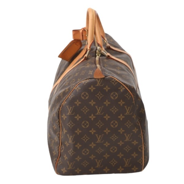 ルイヴィトン ボストンバッグ M41424 キーポル55 モノグラム 旅行かばん LOUIS VUITTON ブラウン ユニセックス 中古_画像4