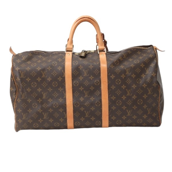 ルイヴィトン ボストンバッグ M41424 キーポル55 モノグラム 旅行かばん LOUIS VUITTON ブラウン ユニセックス 中古_画像2