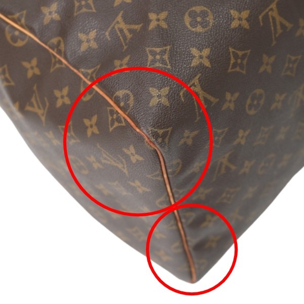 ルイヴィトン ボストンバッグ M41424 キーポル55 モノグラム 旅行かばん LOUIS VUITTON ブラウン ユニセックス 中古_画像6