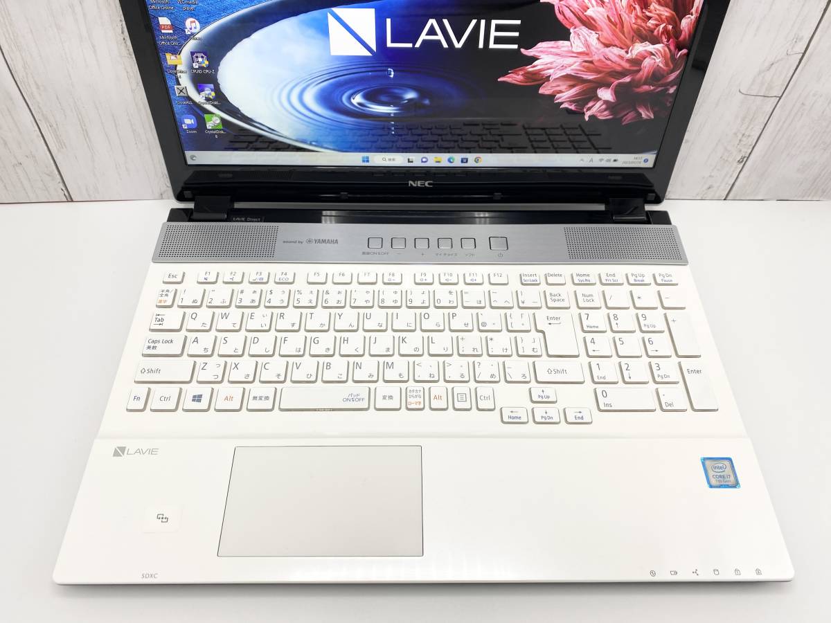 SSD1TB HDD1TB メモリ16GB NEC ノートPC PC-GN358ACAB 第7世代Core I7