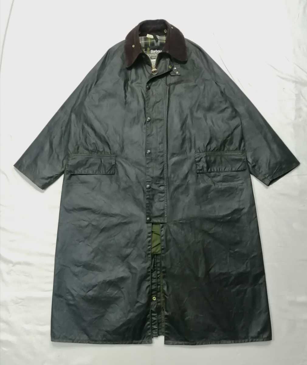 80s〈c44〉Barbour burghley◎Mint セージ バブアー 2クラウン