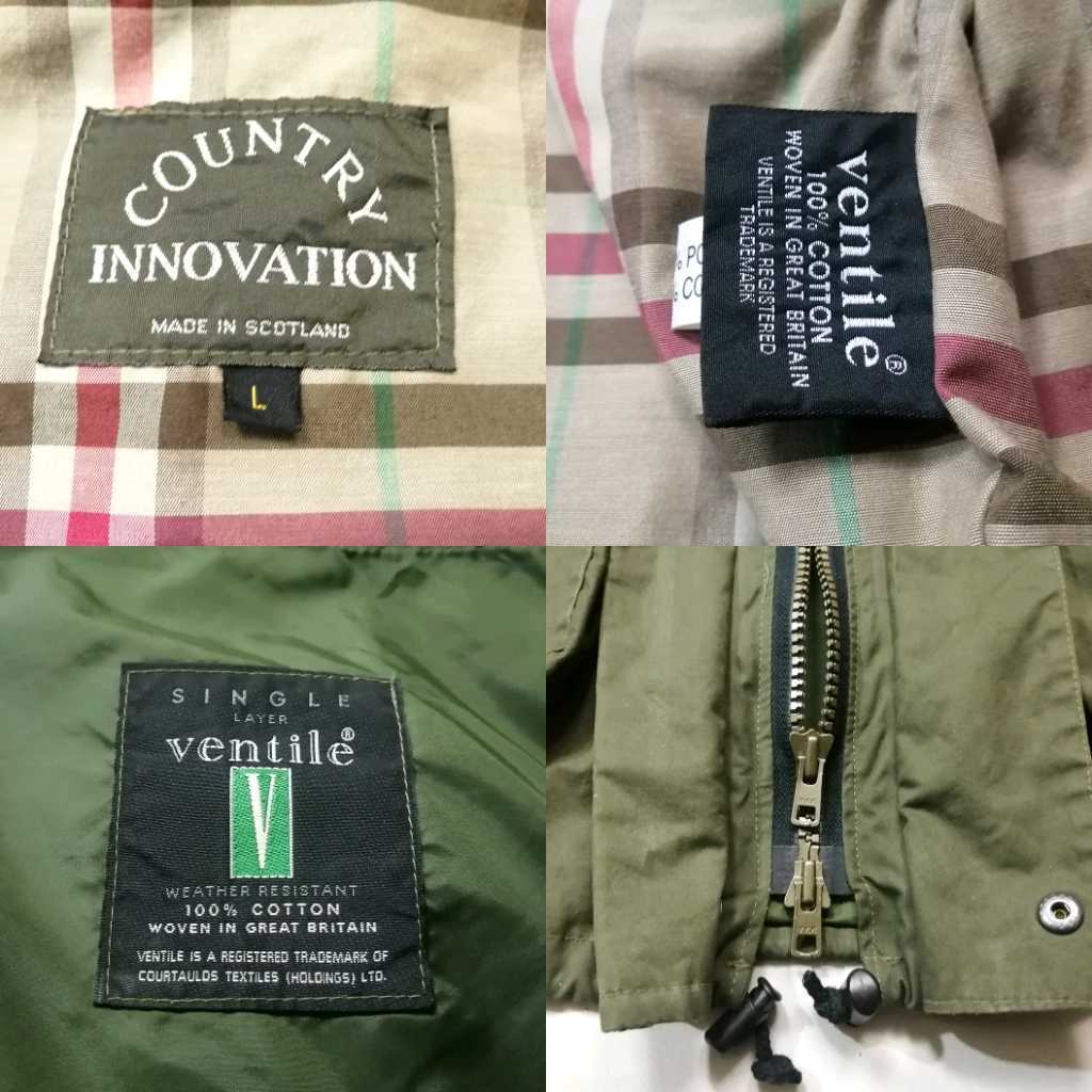 90s Country Innovation Ventile Jacket L カントリーイノベーション