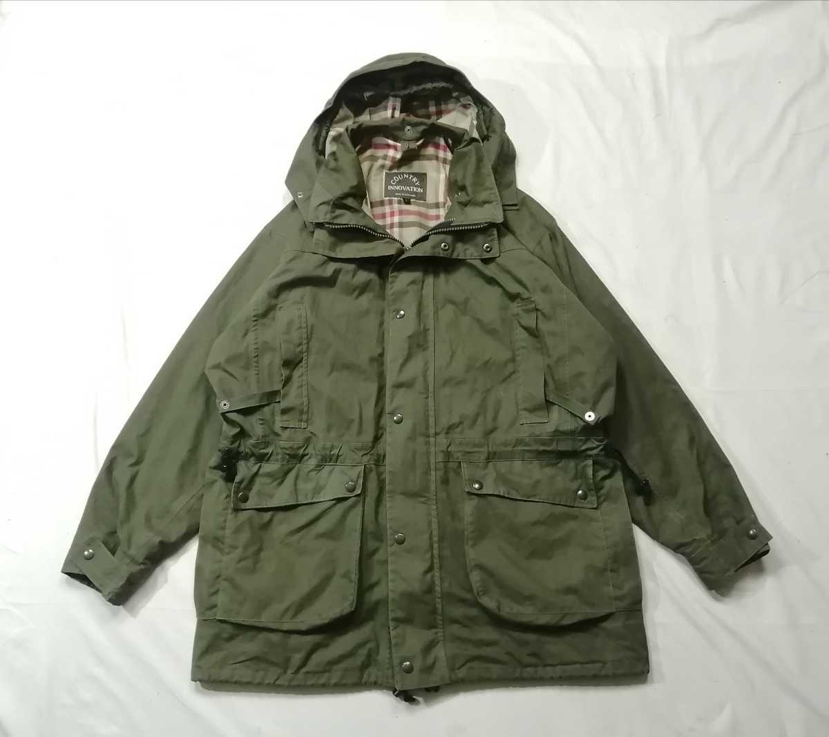 90s Country Innovation Ventile Jacket L　カントリーイノベーション　ベンタイル　スモック　マウンテンパーカー　Barbour バブアー_画像2