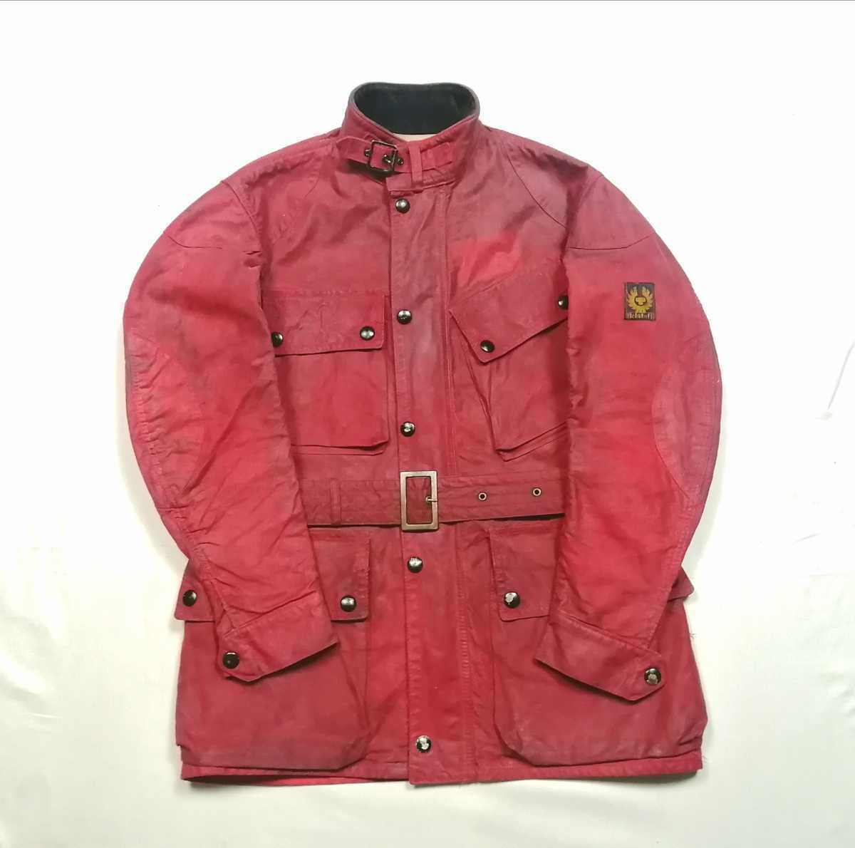 60s belstaff trialmaster uk34 レッド ベルスタッフ トライアル