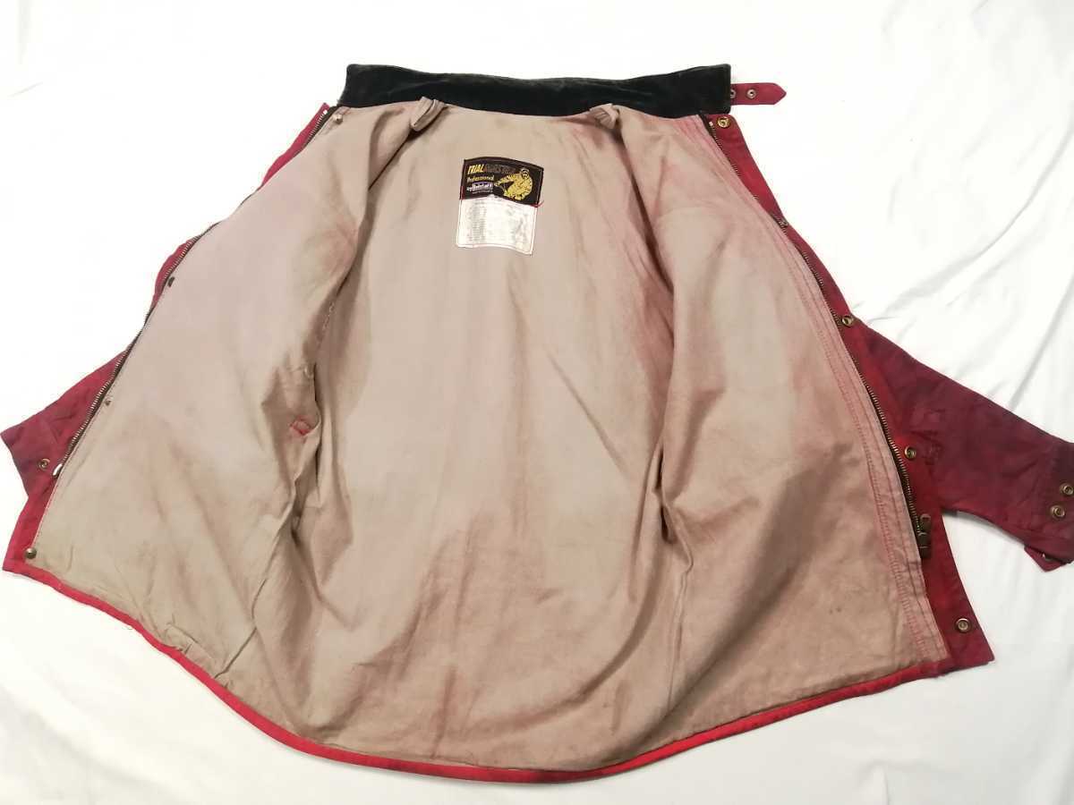 60s belstaff trialmaster uk34 レッド ベルスタッフ トライアル