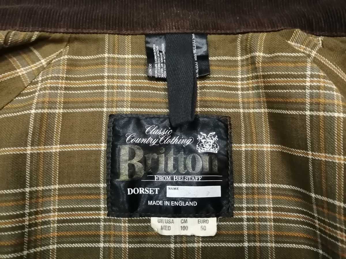 1980s belstaff britton dorset M ラスティック ブラウン ベルスタッフ