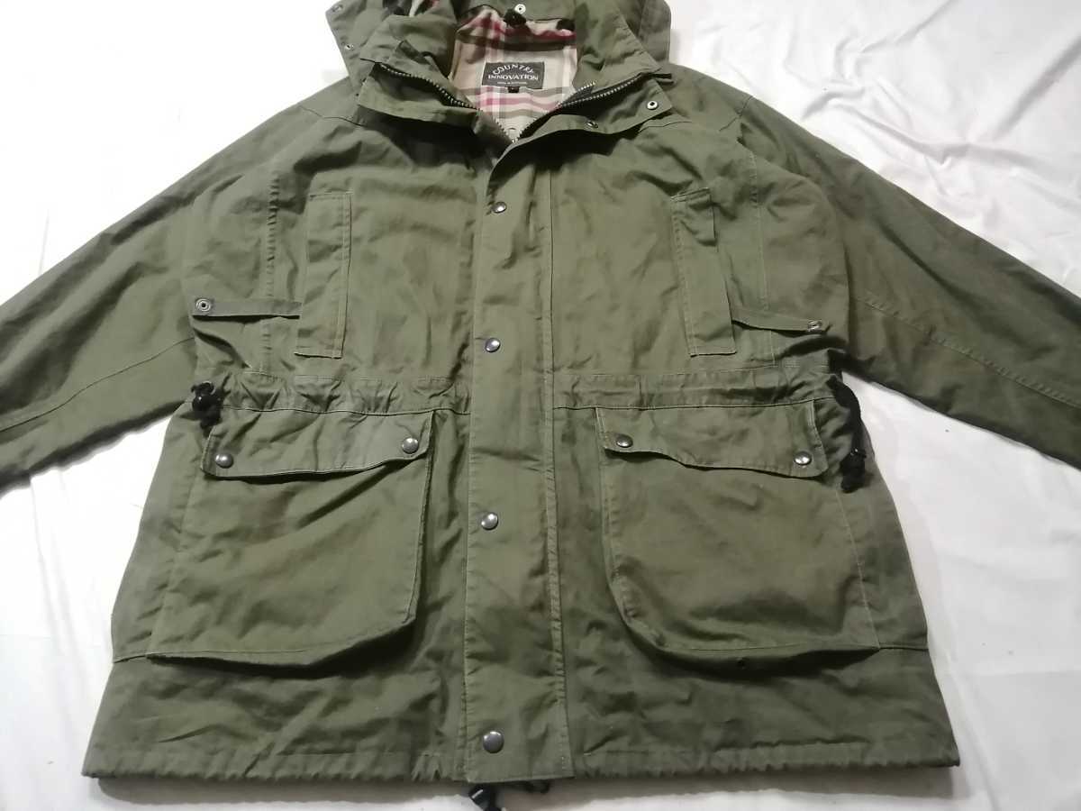 90s Country Innovation Ventile Jacket L　カントリーイノベーション　ベンタイル　スモック　マウンテンパーカー　Barbour バブアー_画像7