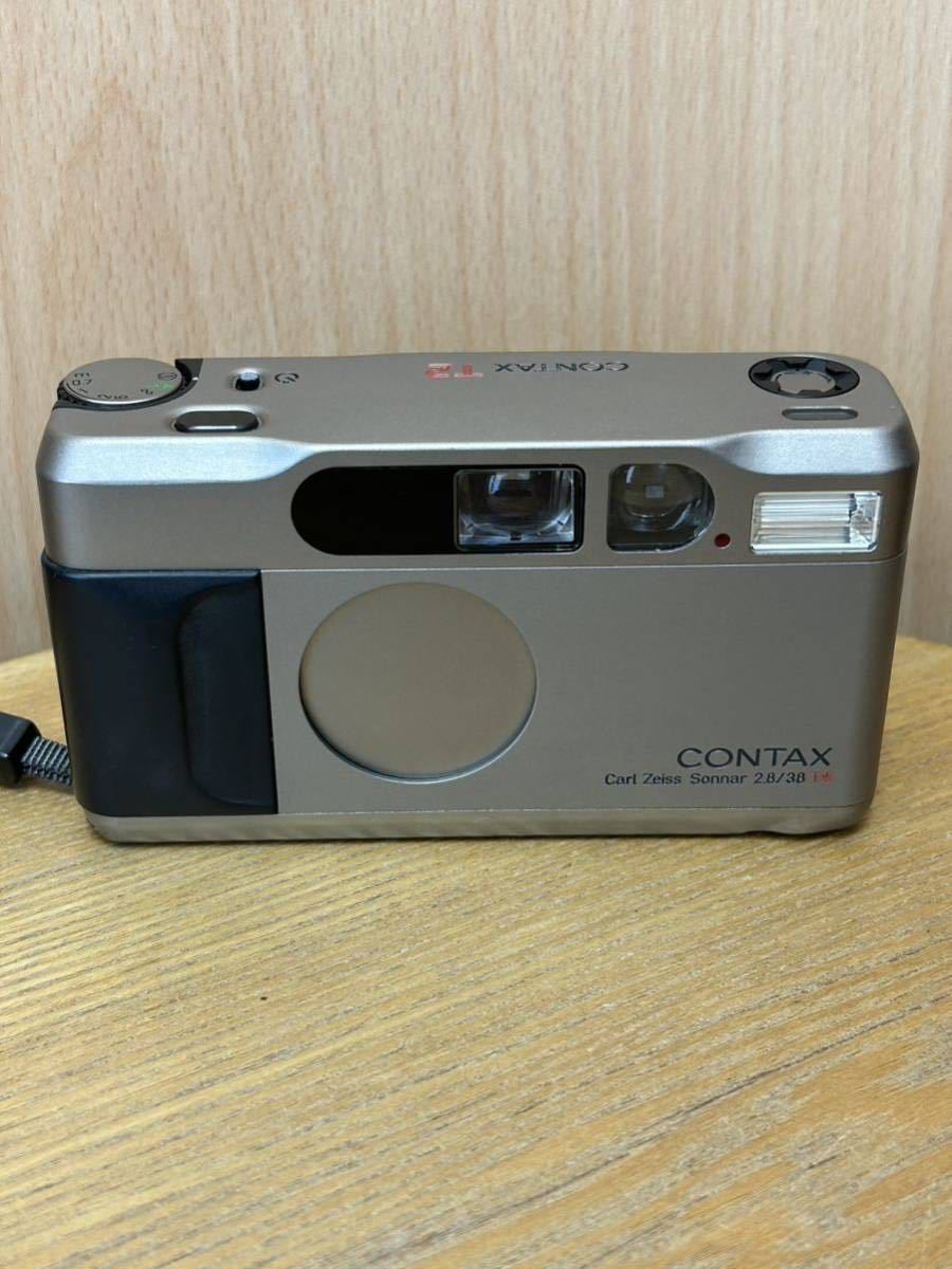 ◇□ 《動作未確認品》CONTAX T2 T* Sonnar 38 コンタックスT2 Zeiss
