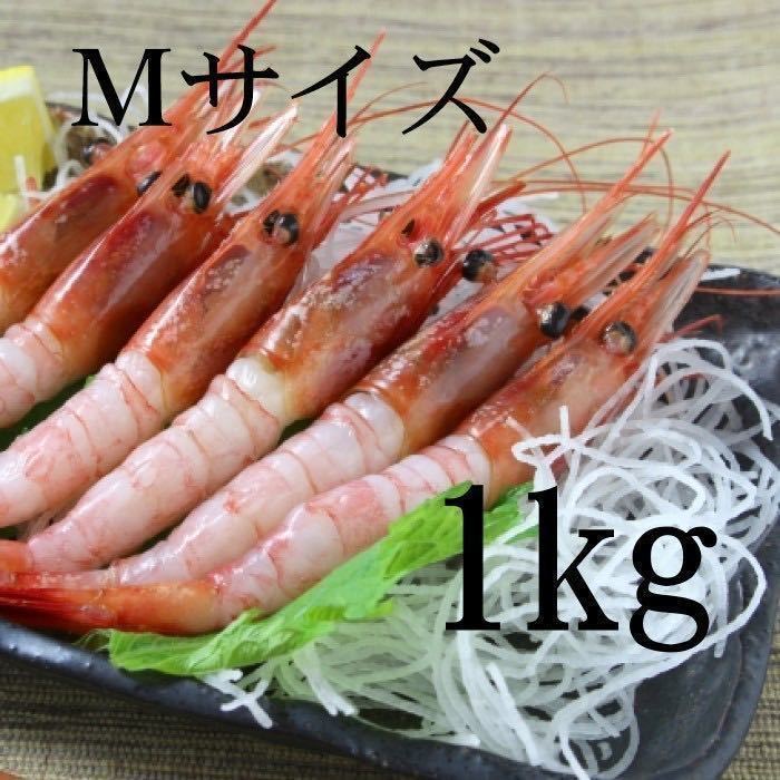 【大特価！！】甘えび　たっぷり1ｋｇ　冷凍　お刺身用　甘海老　アマエビ　南蛮えび　えび　エビ　母の日　父の日　お中元　お歳暮_画像1